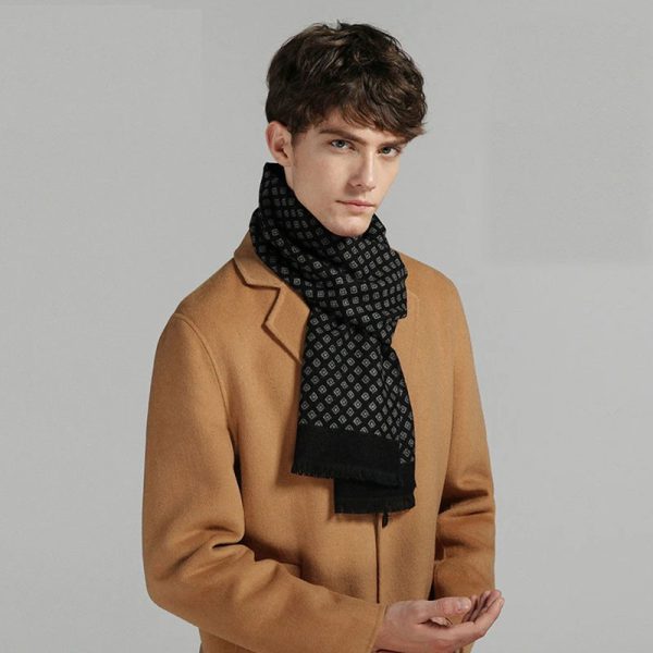 écharpe élégante homme