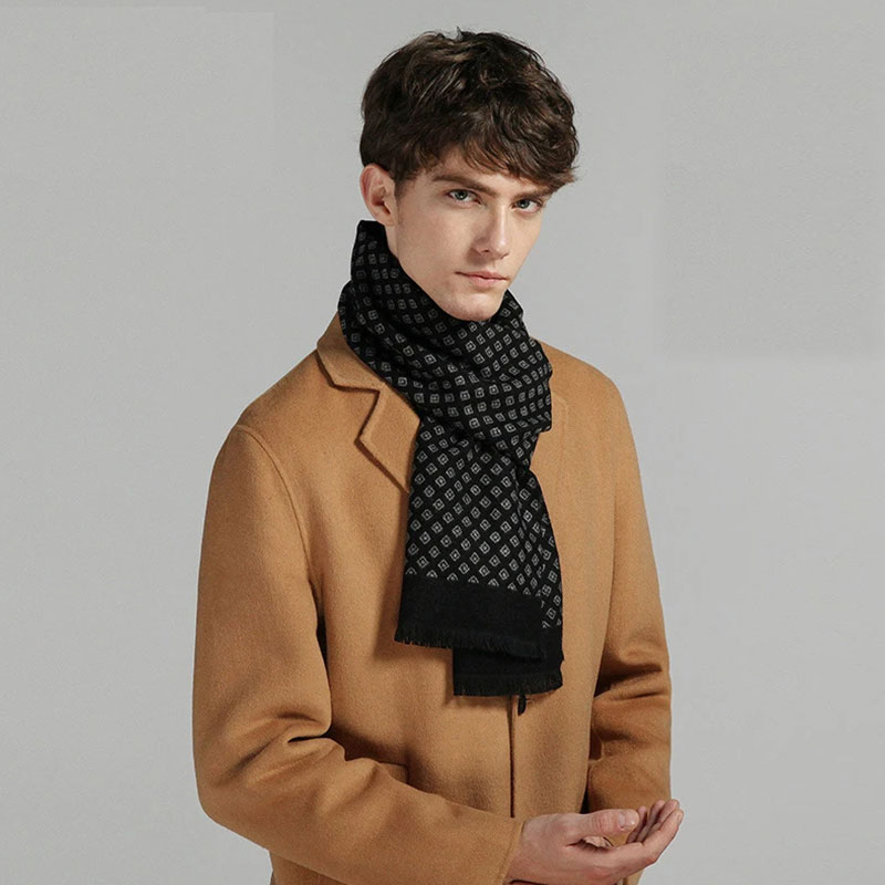écharpe élégante homme