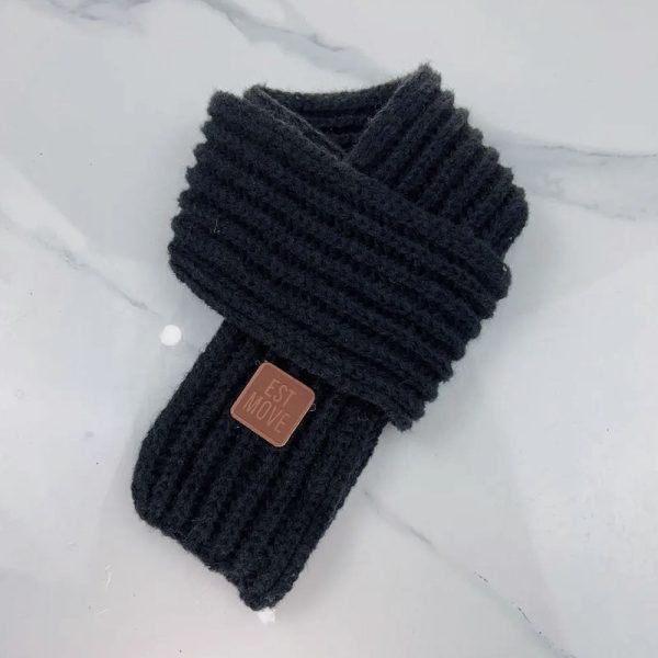 écharpe noir pour enfant