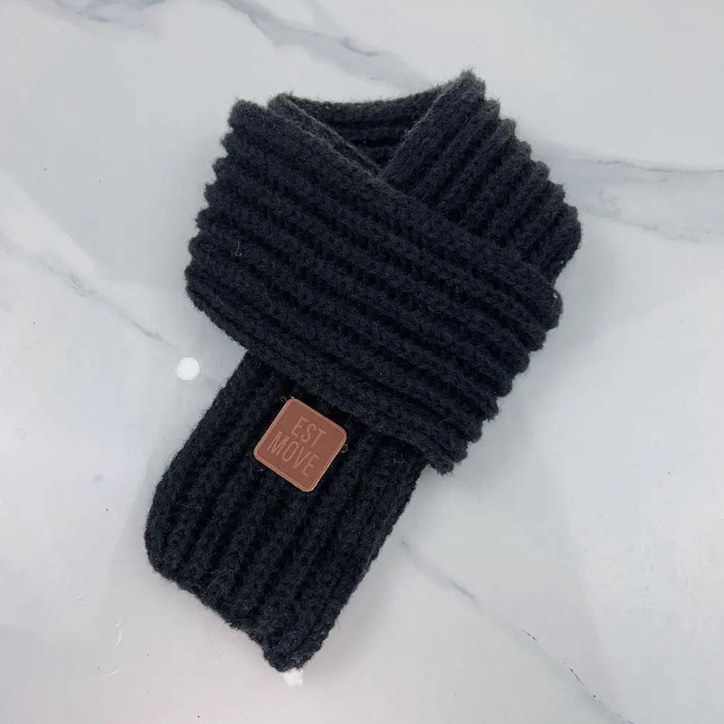 écharpe noir pour enfant