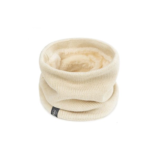cache cou blanc
