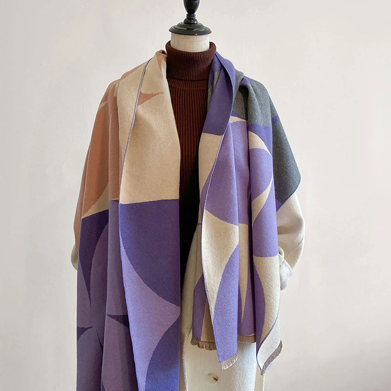 écharpe violette