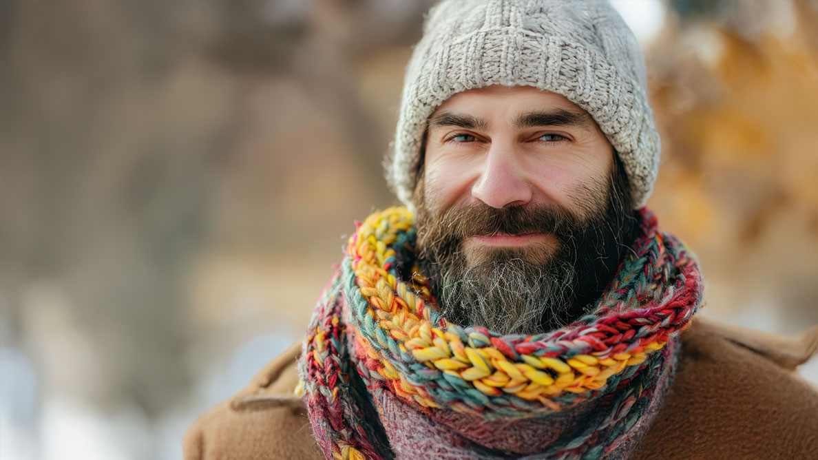 écharpe hiver